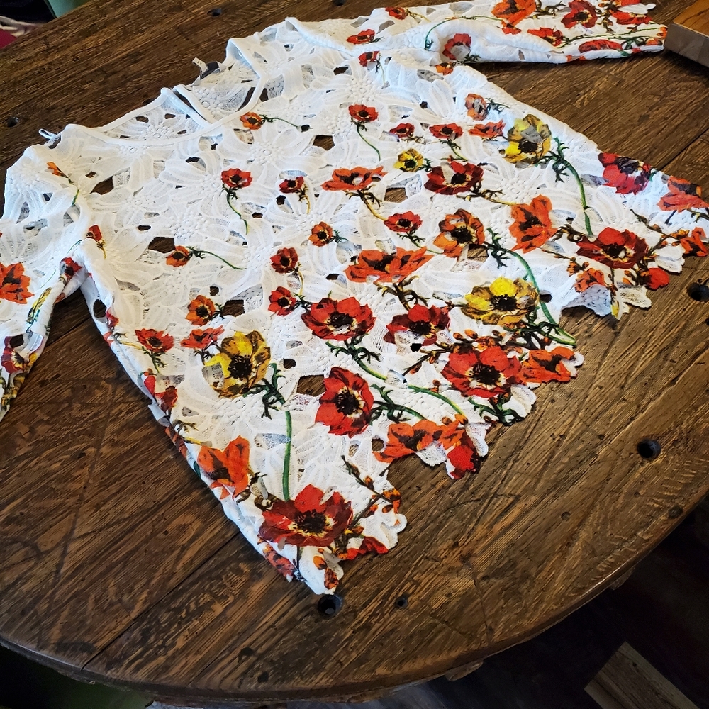 Beautifully embroidered blouse  size 12 - Picture 5 of 6